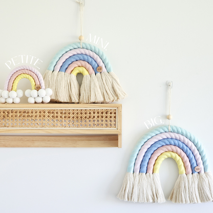 Pain d'épice Macrame Rainbow ~ Big, Mini + Petite