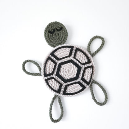 Macrame Turtle ~ Boho Animal Wall Hanging