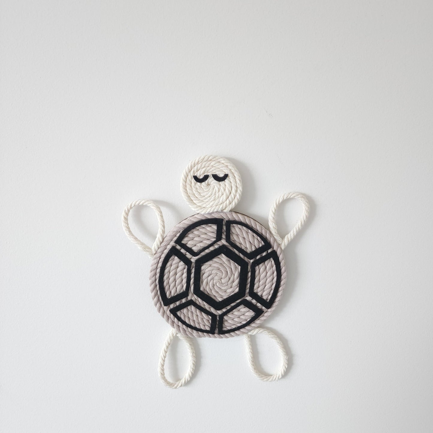 Macrame Turtle ~ Boho Animal Wall Hanging