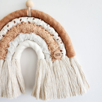 Macrame Rainbow | Gingerbread ~ Big, Mini + Petite