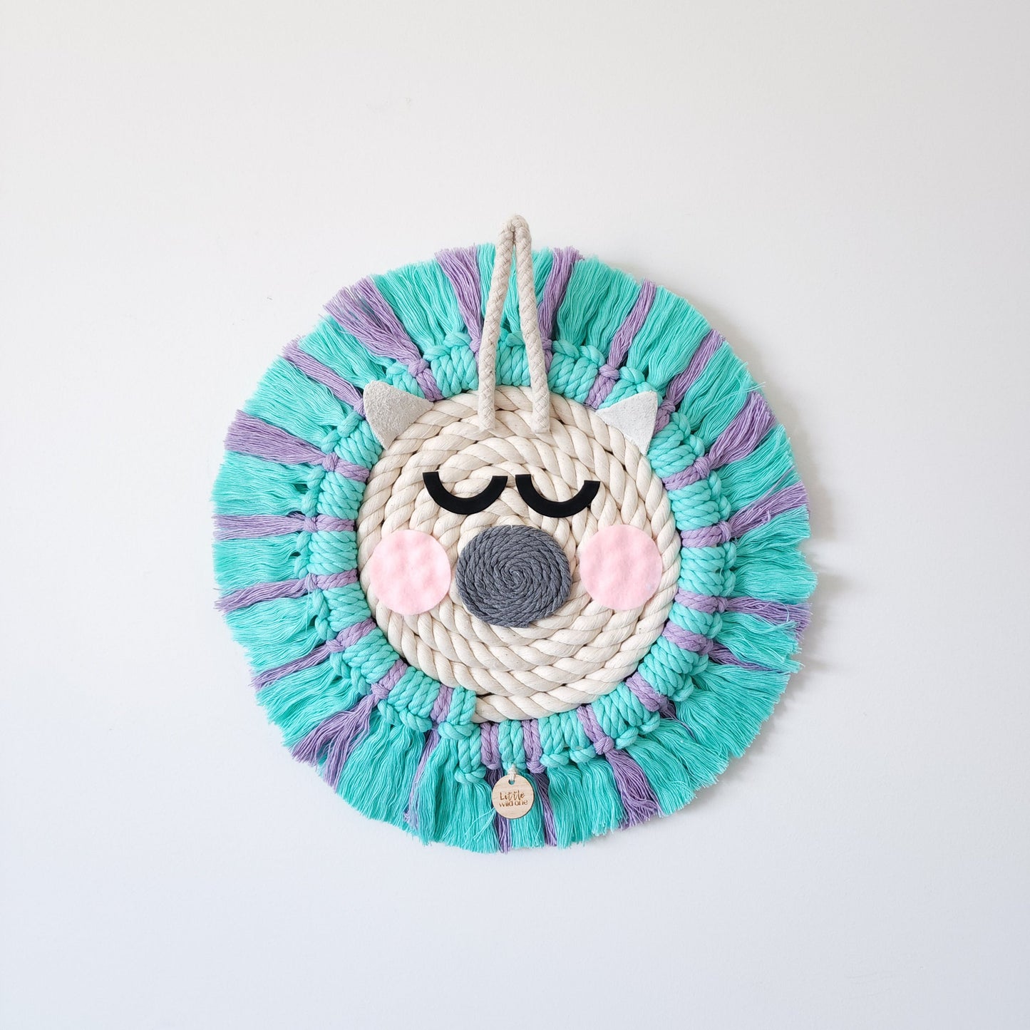 Macrame Unicorn ~ Boho Animal Wall Hanging