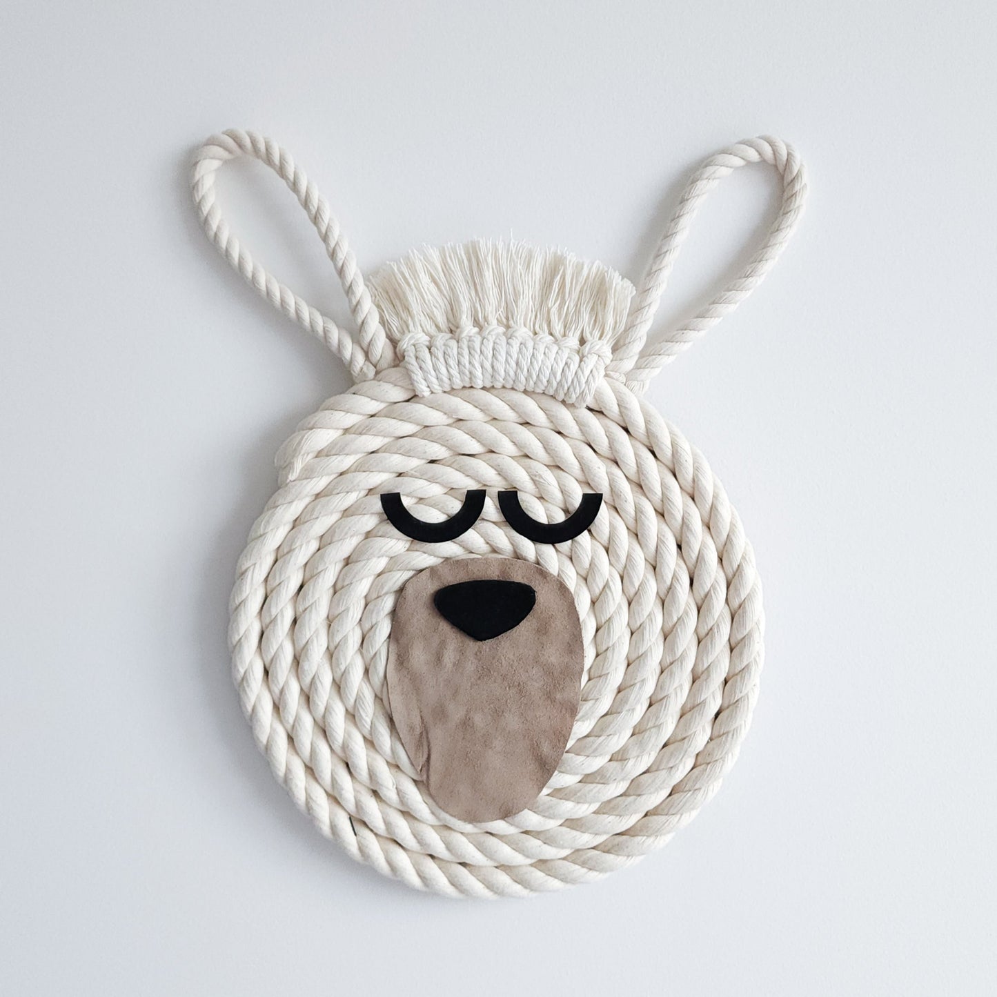 Macrame Kangaroo ~ Boho Animal Wall Hanging