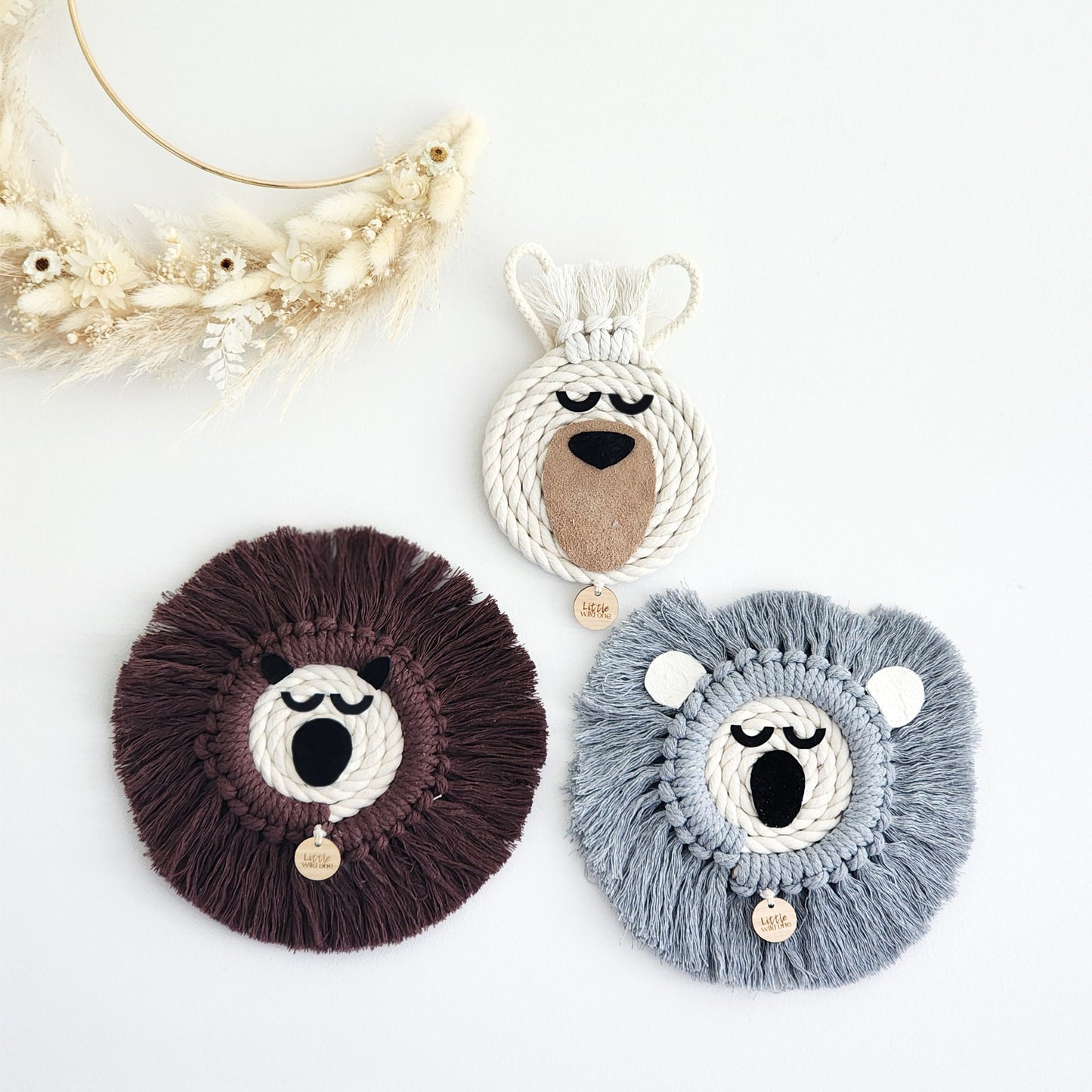 The ‘Australiana Collection’ Macrame Animal Set | 3 x MINI